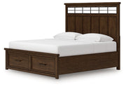Taffenbrook Panel Storage Bed - Theo's Factory Direct Mattress & Furniture (Columbus, OH)