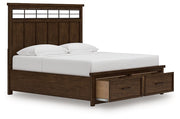 Taffenbrook Panel Storage Bed - Theo's Factory Direct Mattress & Furniture (Columbus, OH)