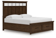 Taffenbrook Panel Storage Bed - Theo's Factory Direct Mattress & Furniture (Columbus, OH)