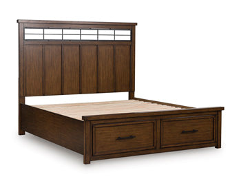 Taffenbrook Panel Storage Bed - Theo's Factory Direct Mattress & Furniture (Columbus, OH)