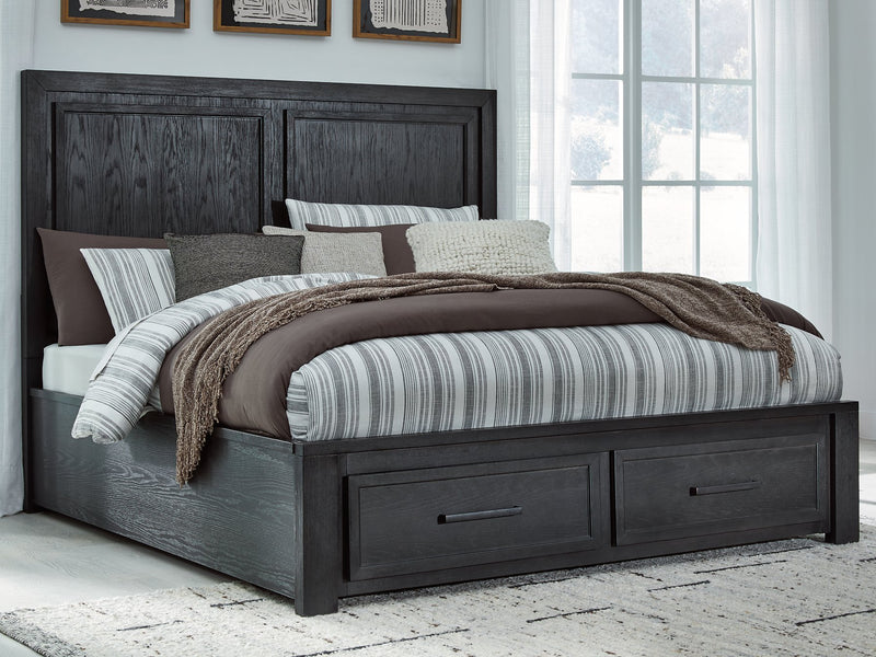 Foyland Panel Storage Bed - Theo's Factory Direct Mattress & Furniture (Columbus, OH)