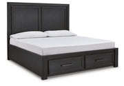 Foyland Panel Storage Bed - Theo's Factory Direct Mattress & Furniture (Columbus, OH)