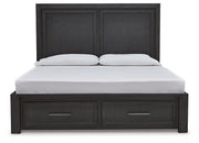 Foyland Panel Storage Bed - Theo's Factory Direct Mattress & Furniture (Columbus, OH)