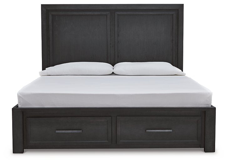 Foyland Panel Storage Bed - Theo's Factory Direct Mattress & Furniture (Columbus, OH)