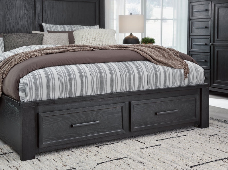 Foyland Panel Storage Bed - Theo's Factory Direct Mattress & Furniture (Columbus, OH)