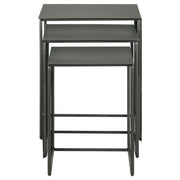 Imez 3-piece Rectangular Metal Nesting Table Grey - Theo's Factory Direct Mattress & Furniture (Columbus, OH)