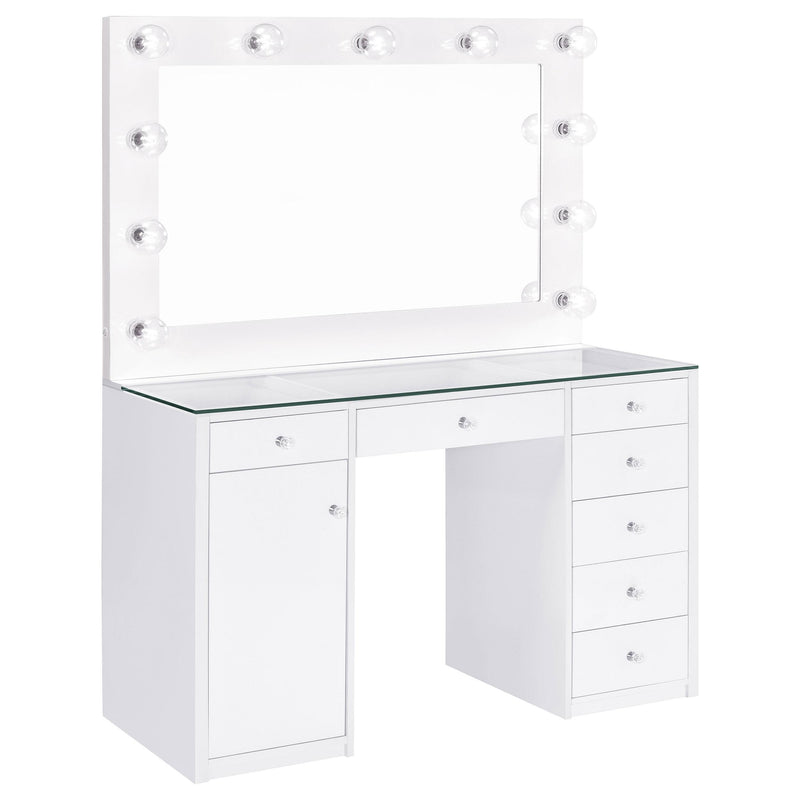 Acena Vanity Table and Mirror - Theo's Factory Direct Mattress & Furniture (Columbus, OH)