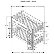 Dakota Bunk Beds - Theo's Factory Direct Mattress & Furniture (Columbus, OH)
