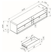 Ellice TV Stands - Theo's Factory Direct Mattress & Furniture (Columbus, OH)