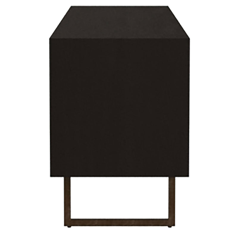 Marsden 2-door Wood 70" TV Stand Charcoal Black - Theo's Factory Direct Mattress & Furniture (Columbus, OH)