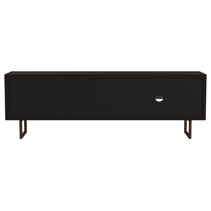 Marsden 2-door Wood 70" TV Stand Charcoal Black - Theo's Factory Direct Mattress & Furniture (Columbus, OH)