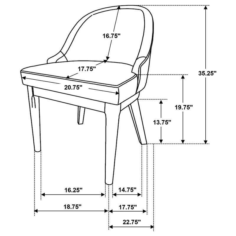 Reseda Side Chairs - Theo's Factory Direct Mattress & Furniture (Columbus, OH)