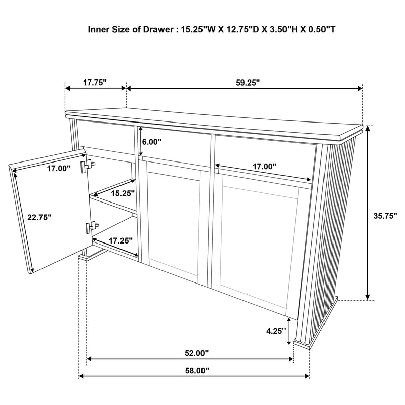 Adina Sideboards - Theo's Factory Direct Mattress & Furniture (Columbus, OH)