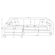 Geneva Stationary Sectionals - Theo's Factory Direct Mattress & Furniture (Columbus, OH)