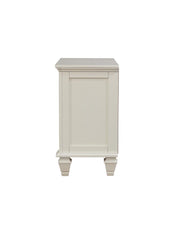 Sandy Beach 3-drawer Nightstand Cream White - Theo's Factory Direct Mattress & Furniture (Columbus, OH)