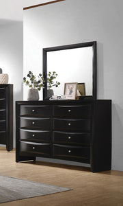 Briana Rectangle Dresser Mirror Black - Theo's Factory Direct Mattress & Furniture (Columbus, OH)