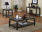 Dixon Rectangular Sofa Table with Lower Shelf Espresso - Theo's Factory Direct Mattress & Furniture (Columbus, OH)