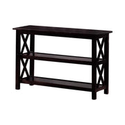 Rachelle Sofa Table with 2-shelf Deep Merlot - Theo's Factory Direct Mattress & Furniture (Columbus, OH)