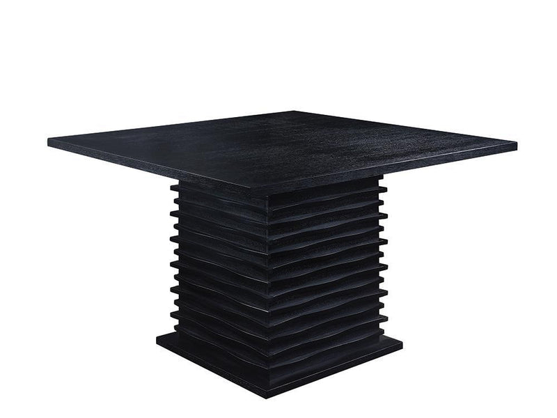 Stanton Square Counter Table Black - Theo's Factory Direct Mattress & Furniture (Columbus, OH)