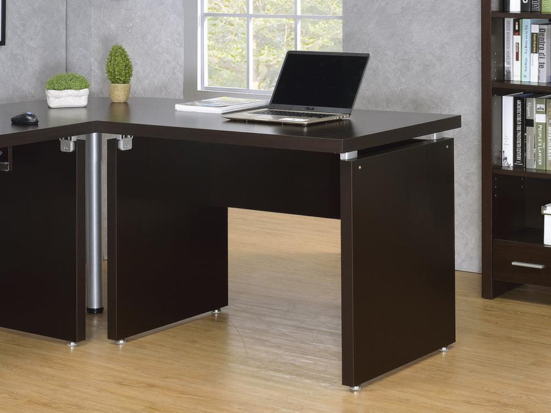 Skylar Extension Desk Cappuccino - Theo's Factory Direct Mattress & Furniture (Columbus, OH)
