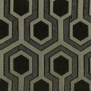 Jansen Hexagon Patterned Accent Chair Grey and Black - Theo's Factory Direct Mattress & Furniture (Columbus, OH)