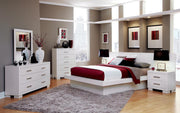 Jessica California King, E.king, & Queen Bed with Storage Headboard Cappuccino - Theo's Factory Direct Mattress & Furniture (Columbus, OH)