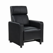 Toohey Home Theater Push Back Recliner Black - Theo's Factory Direct Mattress & Furniture (Columbus, OH)