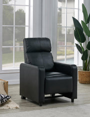 Toohey Home Theater Push Back Recliner Black - Theo's Factory Direct Mattress & Furniture (Columbus, OH)