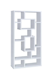 Howie 10-shelf Bookcase White - Theo's Factory Direct Mattress & Furniture (Columbus, OH)