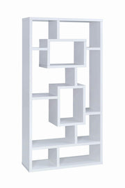 Howie 10-shelf Bookcase White - Theo's Factory Direct Mattress & Furniture (Columbus, OH)