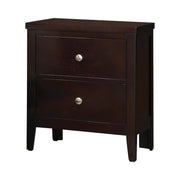 Carlton 2-drawer Rectangular Nightstand Cappuccino - Theo's Factory Direct Mattress & Furniture (Columbus, OH)