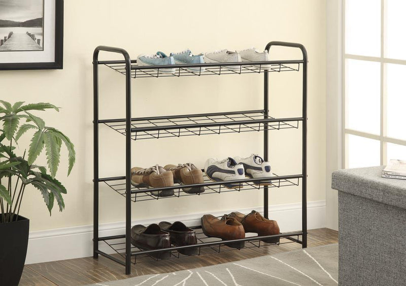 Vivian 3-drawer Shoe Cabinet Black - Theo's Factory Direct Mattress & Furniture (Columbus, OH)