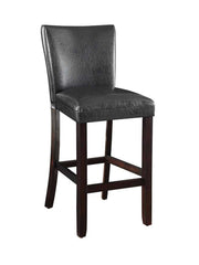 Alberton Upholstered Bar Stools Black and Cappuccino (Set of 2) - Theo's Factory Direct Mattress & Furniture (Columbus, OH)