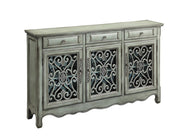 Madeline 3-door Accent Cabinet Antique Green - Theo's Factory Direct Mattress & Furniture (Columbus, OH)