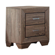 Kauffman 2-drawer Nightstand Washed Taupe - Theo's Factory Direct Mattress & Furniture (Columbus, OH)
