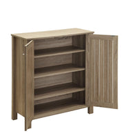 Marisa 4-shelf Shoe Cabinet Dark Taupe - Theo's Factory Direct Mattress & Furniture (Columbus, OH)