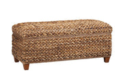 Laughton Hand-Woven Banana Leaf Storage Trunk Amber - Theo's Factory Direct Mattress & Furniture (Columbus, OH)