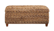 Laughton Hand-Woven Banana Leaf Storage Trunk Amber - Theo's Factory Direct Mattress & Furniture (Columbus, OH)