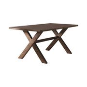 Alston X-shaped Dining Table Knotty Nutmeg - Theo's Factory Direct Mattress & Furniture (Columbus, OH)