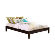 Hounslow California King, E.King, & Queen Universal Platform Bed Cappuccino - Theo's Factory Direct Mattress & Furniture (Columbus, OH)