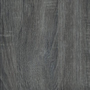 Colby Accent Table Weathered Grey and Clear - Theo's Factory Direct Mattress & Furniture (Columbus, OH)