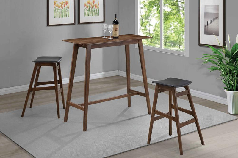 Finnick Rectangular Bar Table Walnut - Theo's Factory Direct Mattress & Furniture (Columbus, OH)