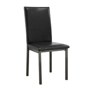 Garza Upholstered Dining Chairs Black (Set of 2) - Theo's Factory Direct Mattress & Furniture (Columbus, OH)