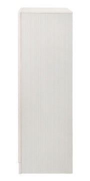 Miranda 5-drawer Chest White and Rhinestone - Theo's Factory Direct Mattress & Furniture (Columbus, OH)