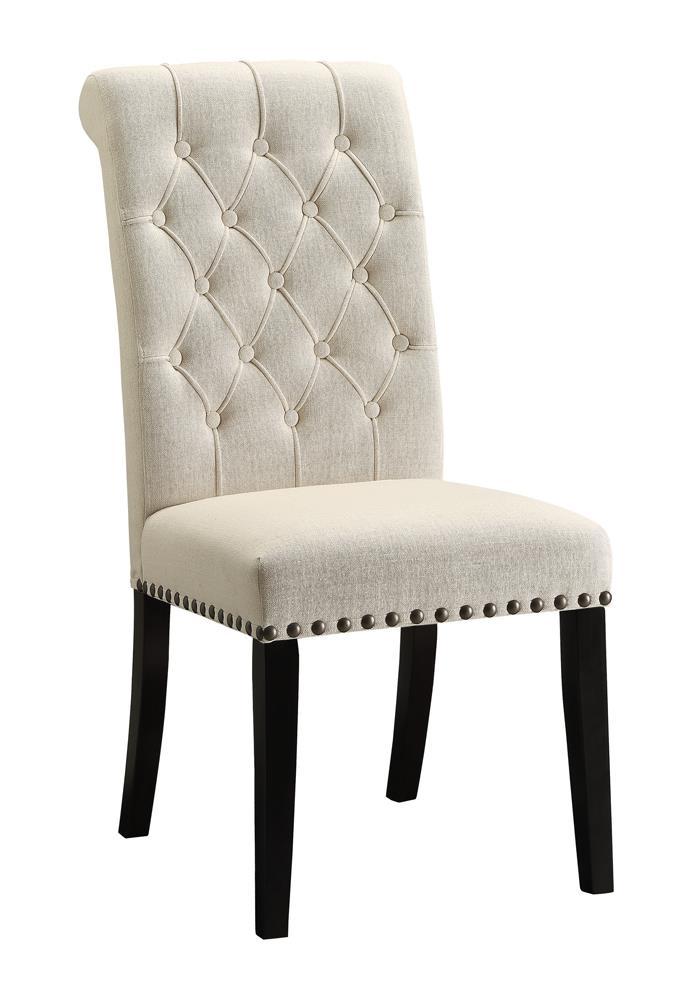 Alana Tufted Back Upholstered Side Chairs Beige (Set of 2) - Theo's Factory Direct Mattress & Furniture (Columbus, OH)