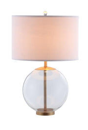 Kenny Drum Shade Table Lamp with Glass Base White - Theo's Factory Direct Mattress & Furniture (Columbus, OH)