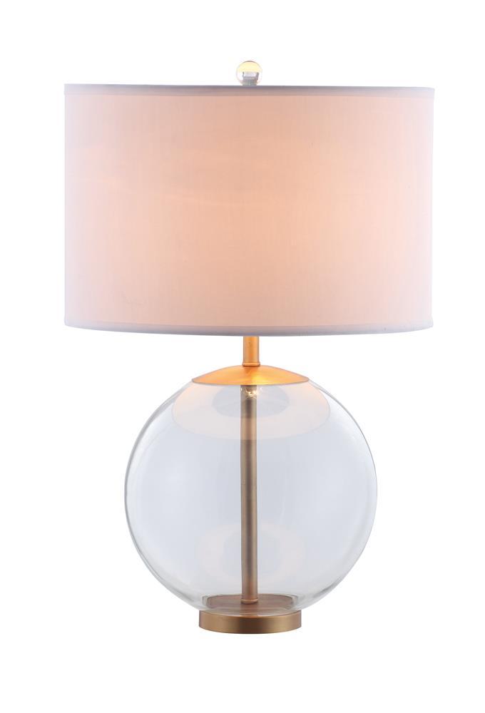 Kenny Drum Shade Table Lamp with Glass Base White - Theo's Factory Direct Mattress & Furniture (Columbus, OH)