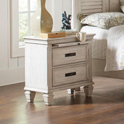 Franco 2-drawer Nightstand Antique White - Theo's Factory Direct Mattress & Furniture (Columbus, OH)