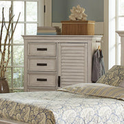 Franco 5-drawer Chest Antique White - Theo's Factory Direct Mattress & Furniture (Columbus, OH)