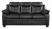 Finley Tufted Upholstered Sofa Black - Theo's Factory Direct Mattress & Furniture (Columbus, OH)